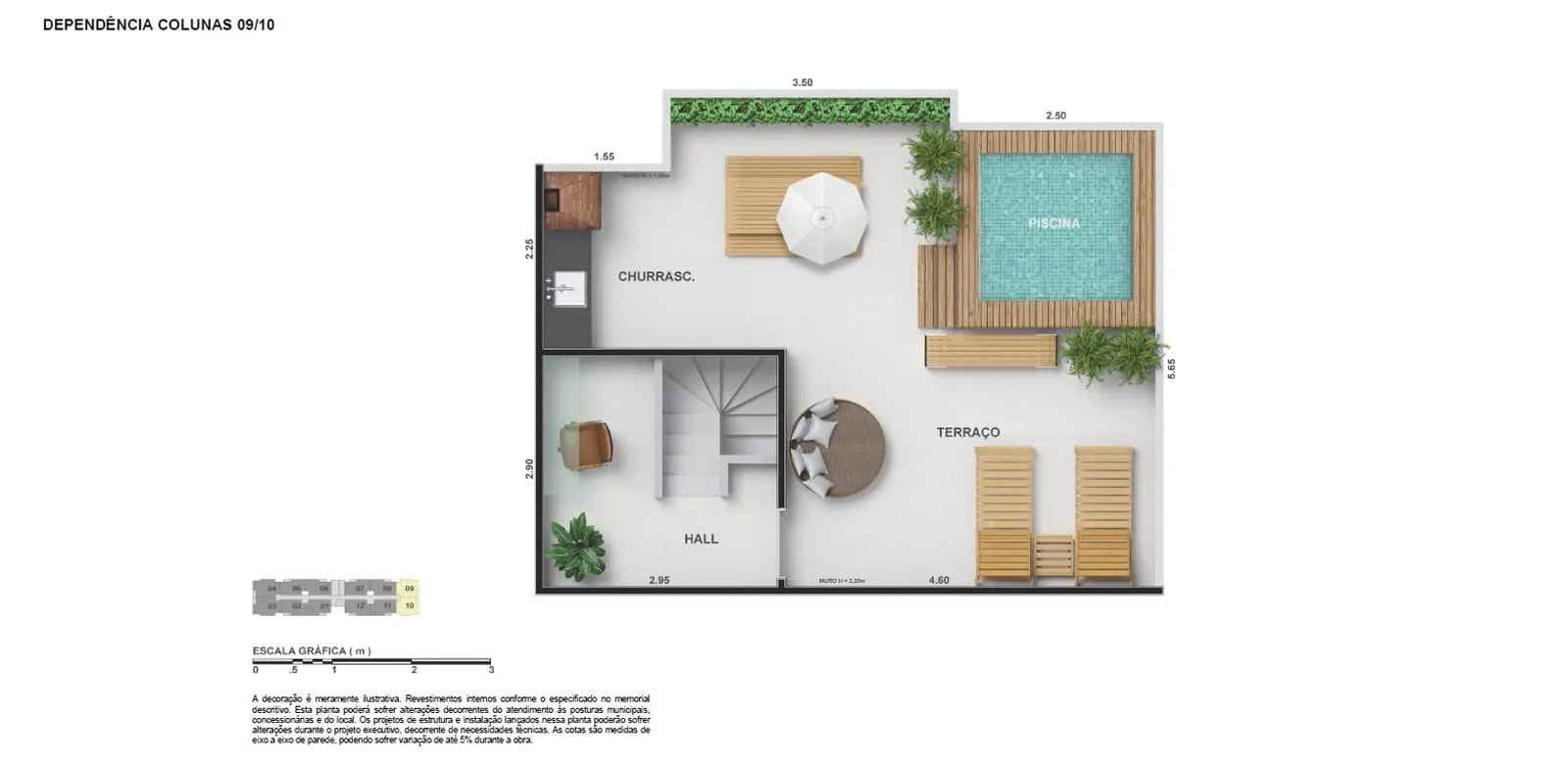 Planta 14: Vitale View Clube Residencial, apartamento de alto padrão em Outro, Rio de Janeiro