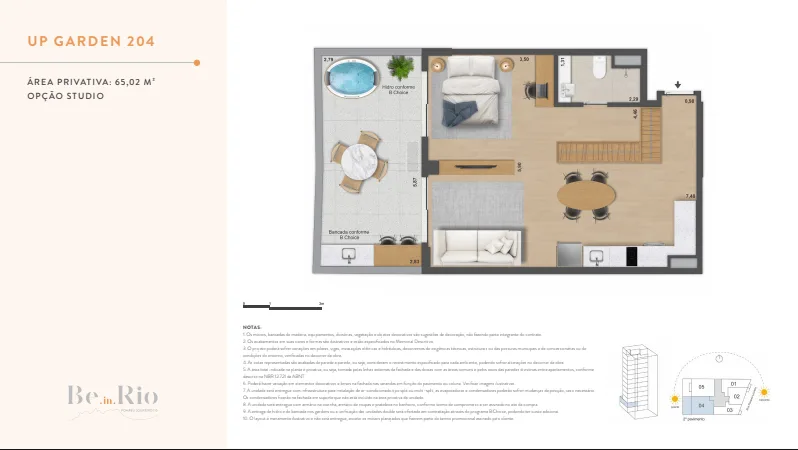 Planta 4: Ben in Rio Pompeu Loureiro, apartamento de alto padrão em Copacabana, Rio de Janeiro