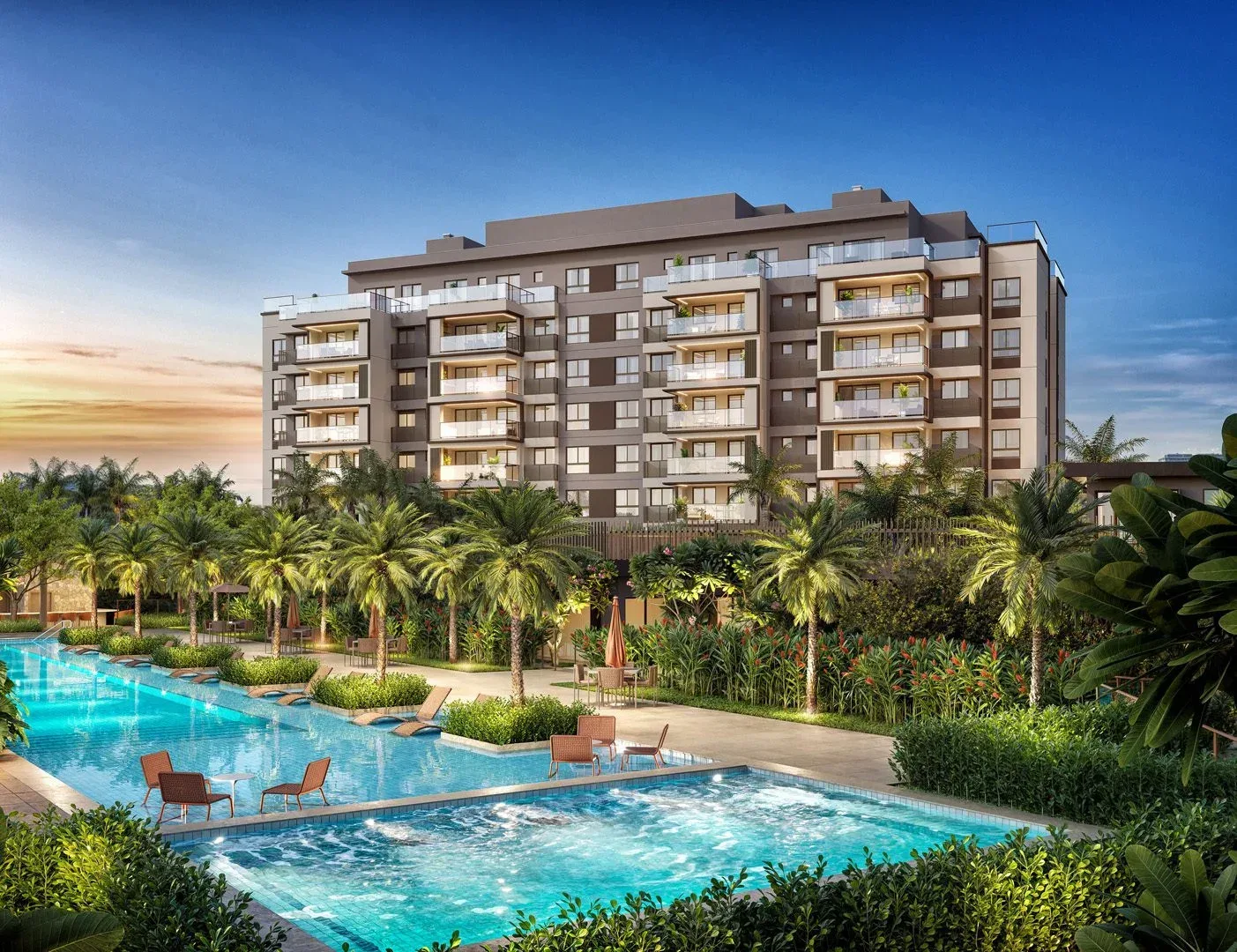 Woods Park Design, apartamento de alto padrão na Barra da Tijuca, Rio de Janeiro