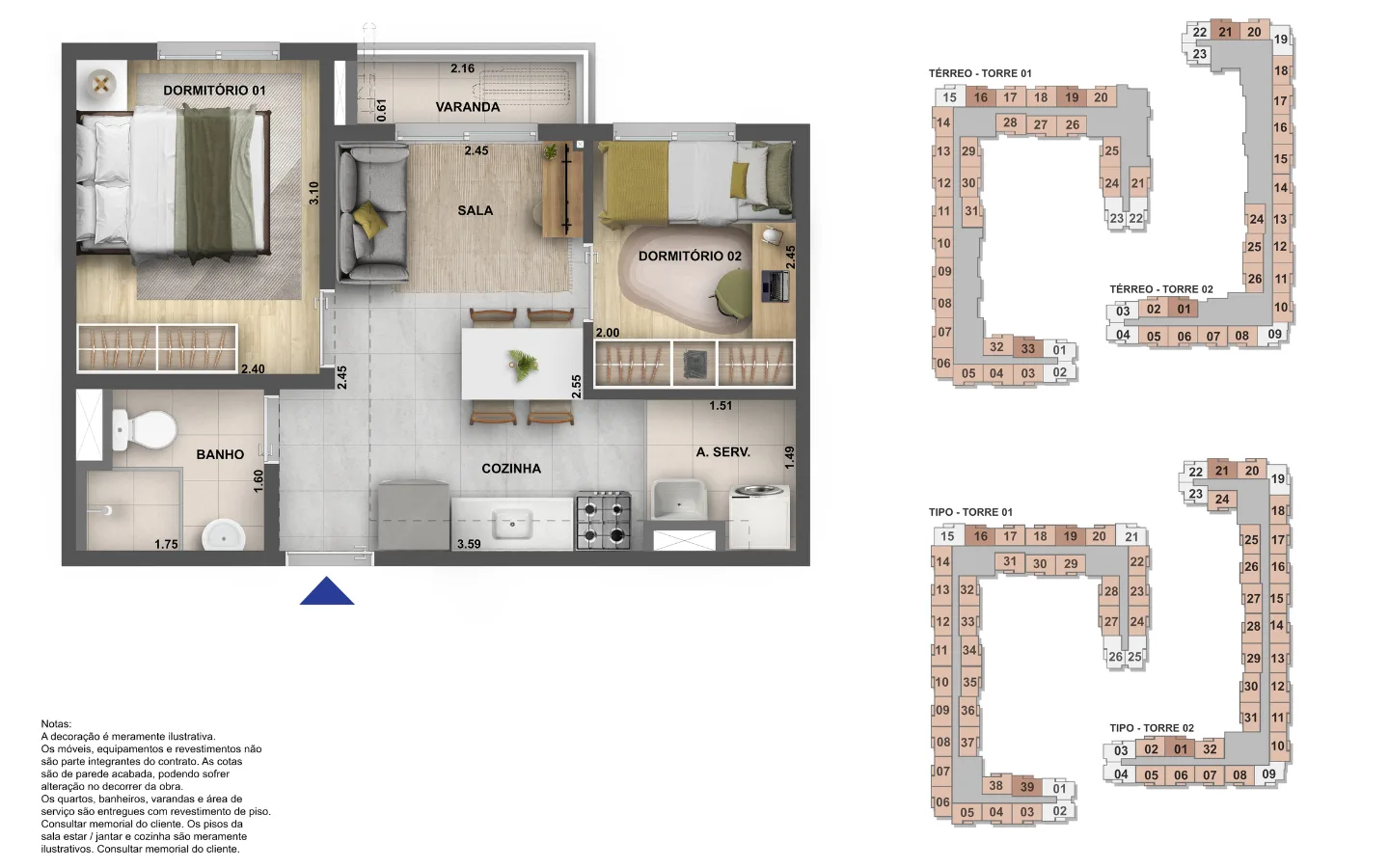 Planta 6: Nova Leopoldina Ramos, apartamento de alto padrão em Outro, Rio de Janeiro