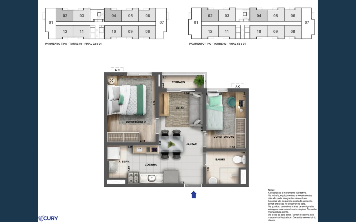 Planta 4: Nova Norte Samba Residencial, apartamento de alto padrão em Outro, Rio de Janeiro
