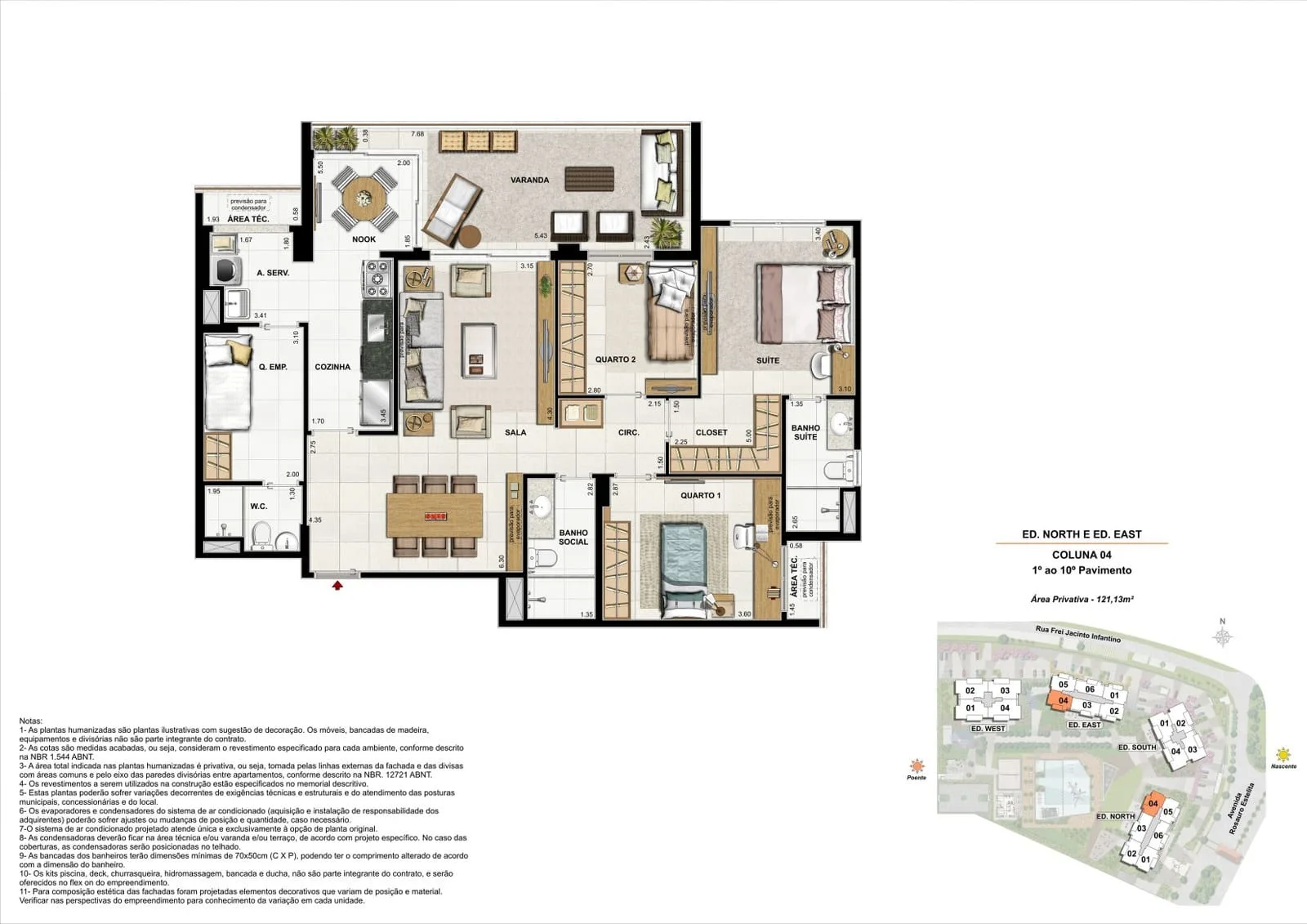 Planta 8: Latitud Barra da Tijuca, apartamento de alto padrão na Barra da Tijuca, Rio de Janeiro