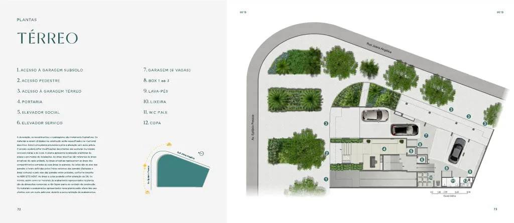 Planta 2: Azuis Mozak, apartamento de alto padrão na Lagoa, Rio de Janeiro