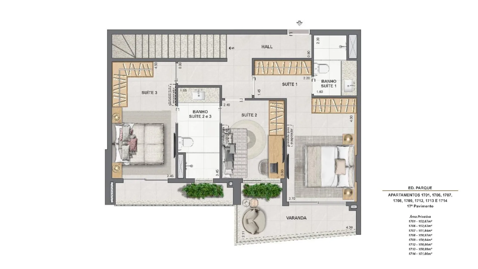 Planta 51: Endless Peninsula, apartamento de alto padrão na Barra da Tijuca, Rio de Janeiro