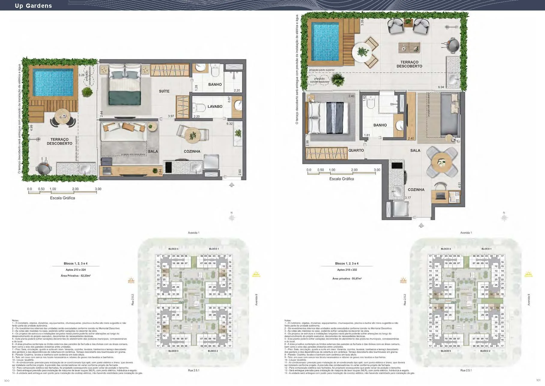 Planta 8: Arte Wave Residences, studio de alto padrão na Barra da Tijuca, Rio de Janeiro