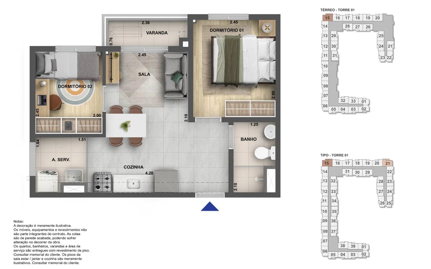 Planta 4: Nova Leopoldina Ramos, apartamento de alto padrão em Outro, Rio de Janeiro