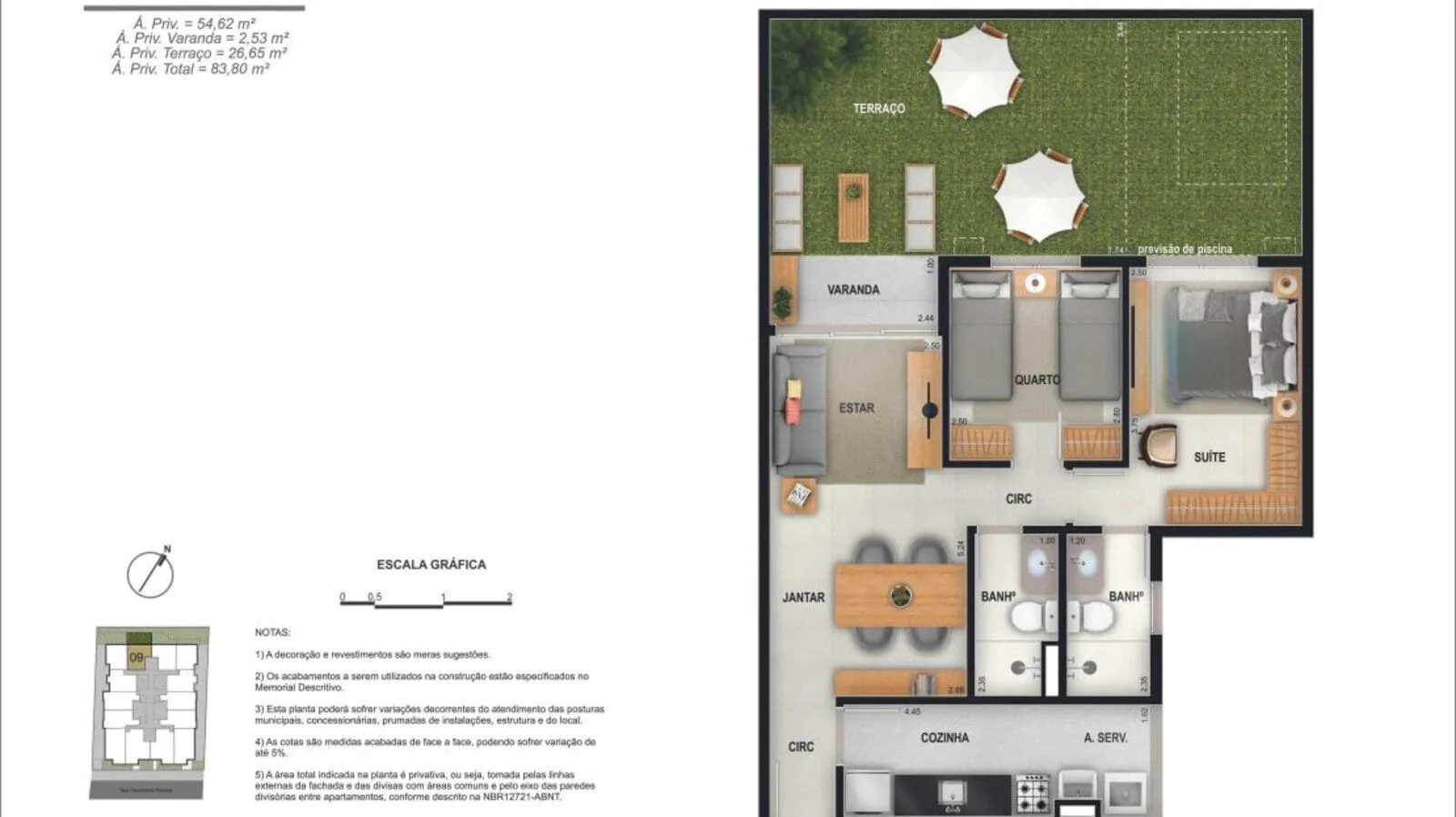 Planta 15: Mode Freguesia, apartamento de alto padrão em Outro, Rio de Janeiro