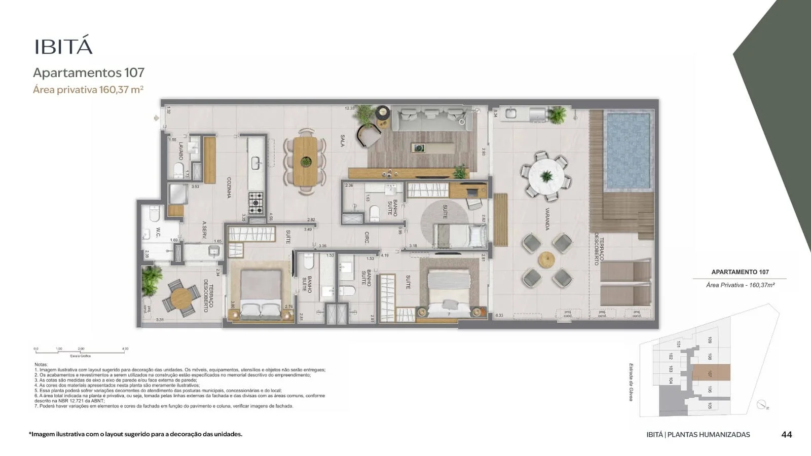 Planta 7: Ibitá São Conrado, apartamento de alto padrão em Outro, Rio de Janeiro