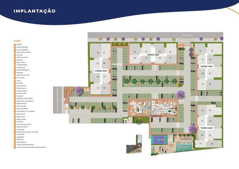 Planta 1: Breeze Inspire Residence, apartamento de alto padrão na Barra da Tijuca, Rio de Janeiro