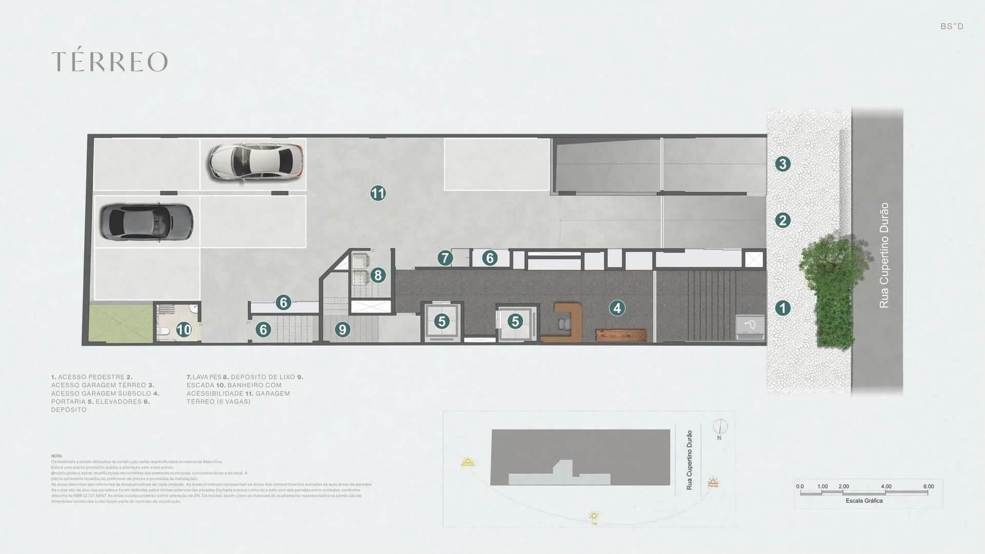 Planta 5: Bruma Mozak, apartamento de alto padrão no Leblon, Rio de Janeiro