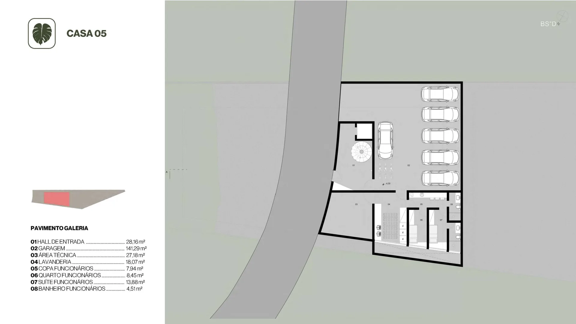 Planta 17: Estância Pernambuco Mozak, apartamento de alto padrão no Leblon, Rio de Janeiro