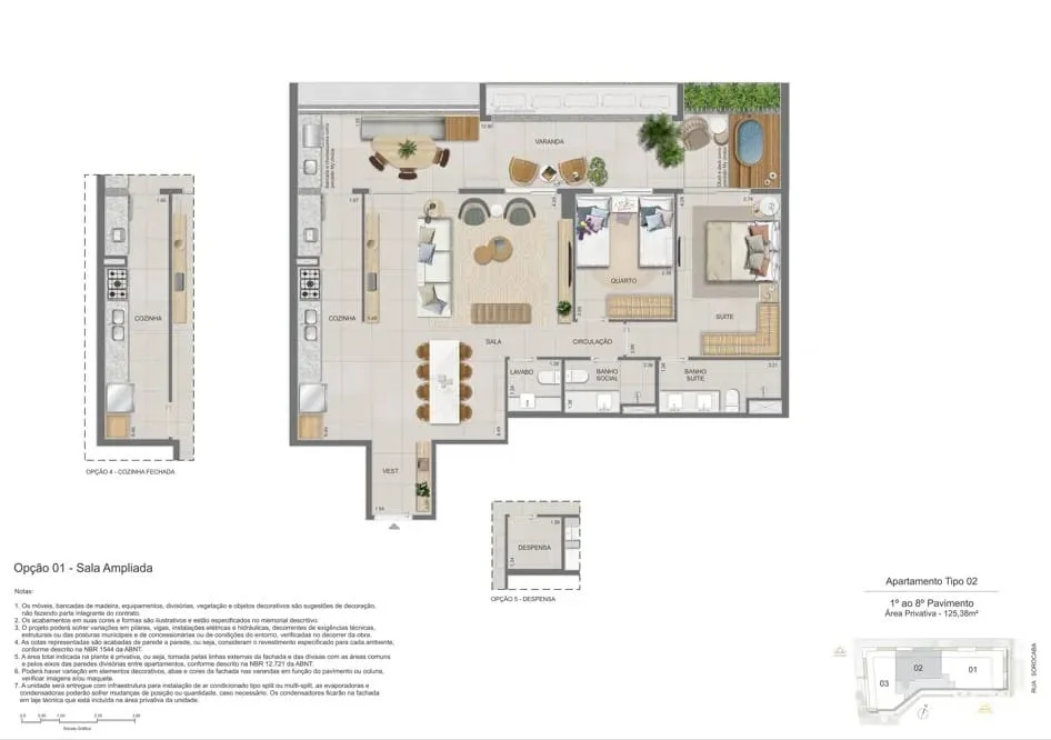 Planta 6: Zenture Residencial, apartamento de alto padrão em Botafogo, Rio de Janeiro
