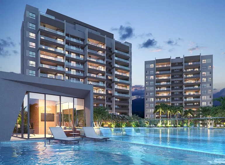 Orygem Acqua Home, apartamento de alto padrão na Barra da Tijuca, Rio de Janeiro