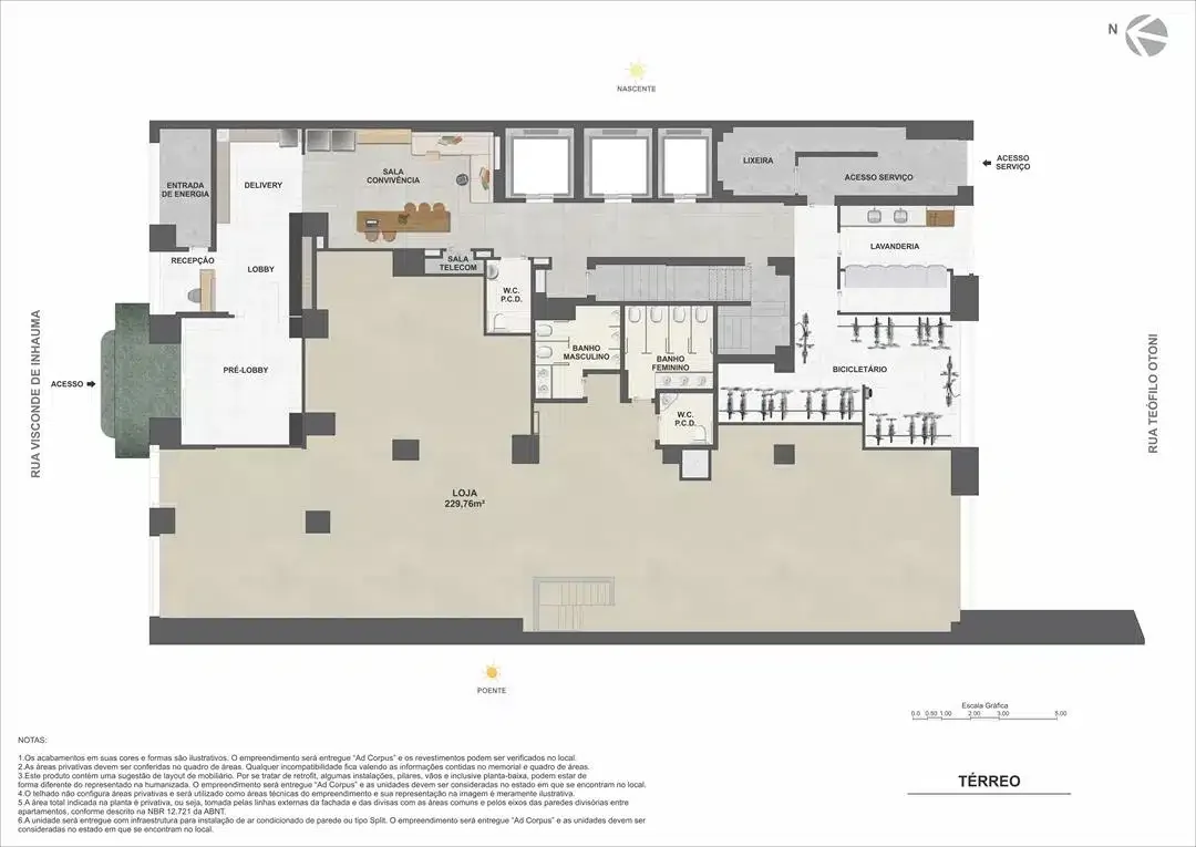 Planta 2: Casa Mauá Residencial, studio de alto padrão no Centro, Rio de Janeiro