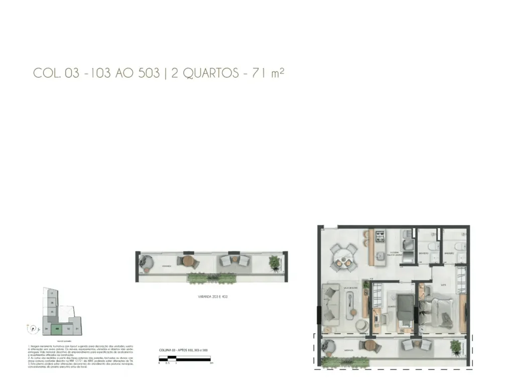 Planta 2: Satamini 12, apartamento de alto padrão na Tijuca, Rio de Janeiro