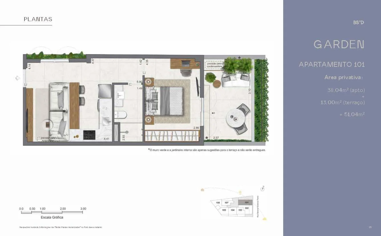 Planta 2: Villa Mozak, apartamento de alto padrão no Leblon, Rio de Janeiro