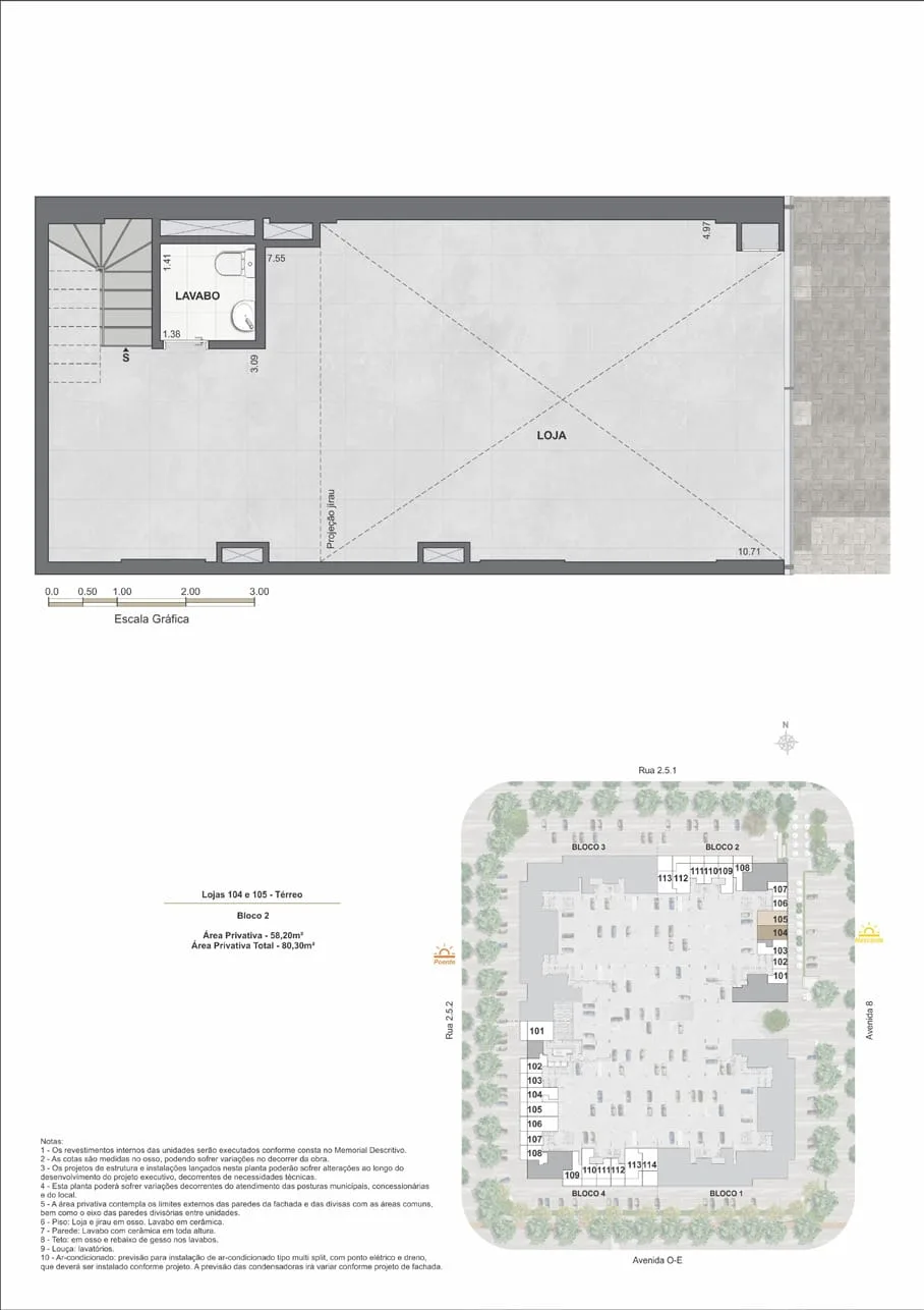 Planta 9: Arte Design Residencial, studio de alto padrão na Barra Olímpica, Rio de Janeiro