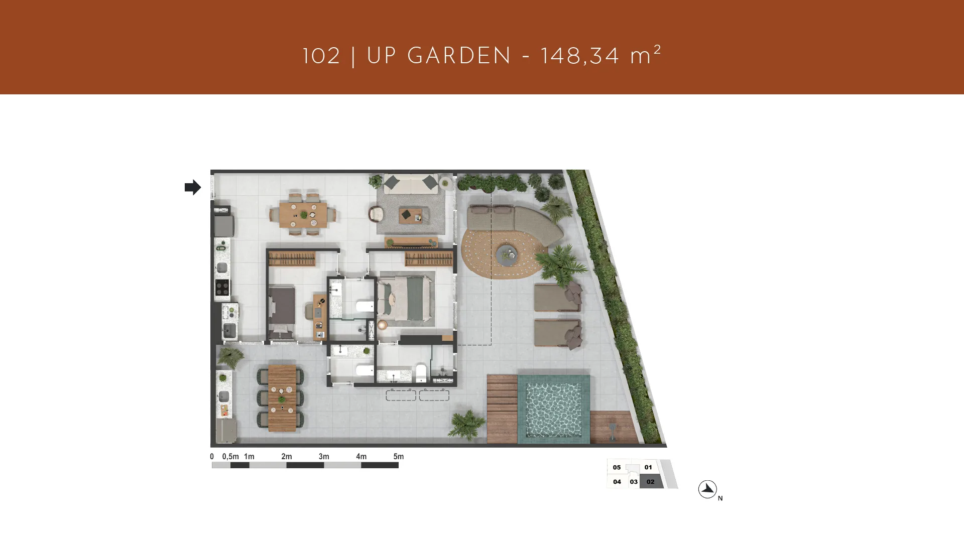 Planta 7: Gávea 99, apartamento de alto padrão na Gávea, Rio de Janeiro