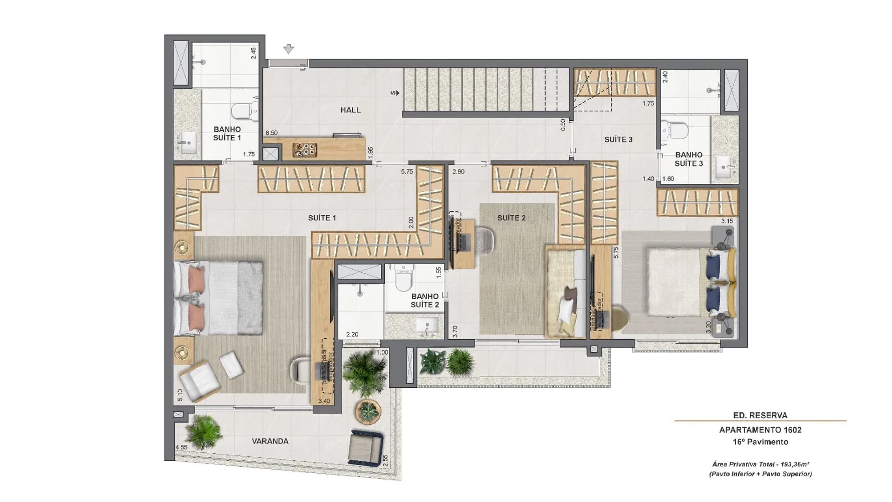 Planta 29: Endless Peninsula, apartamento de alto padrão na Barra da Tijuca, Rio de Janeiro