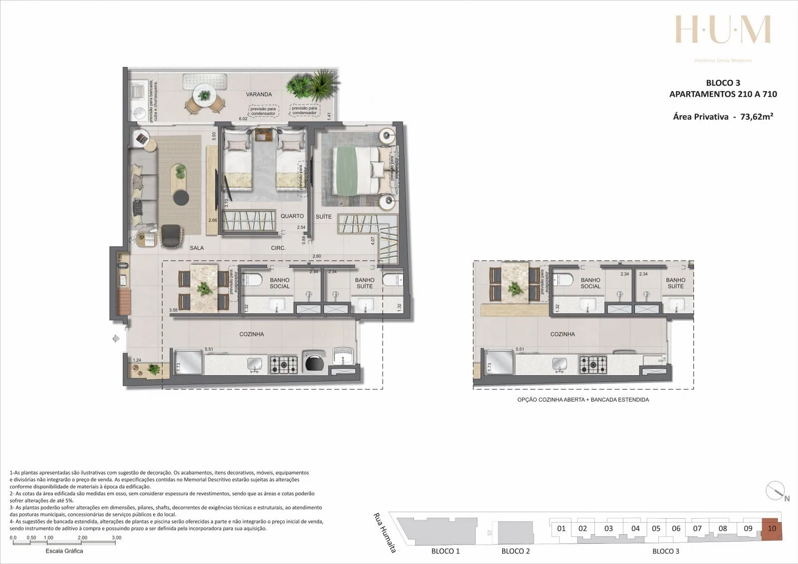 Planta 13: Hum Humaitá, apartamento de alto padrão em Outro, Rio de Janeiro