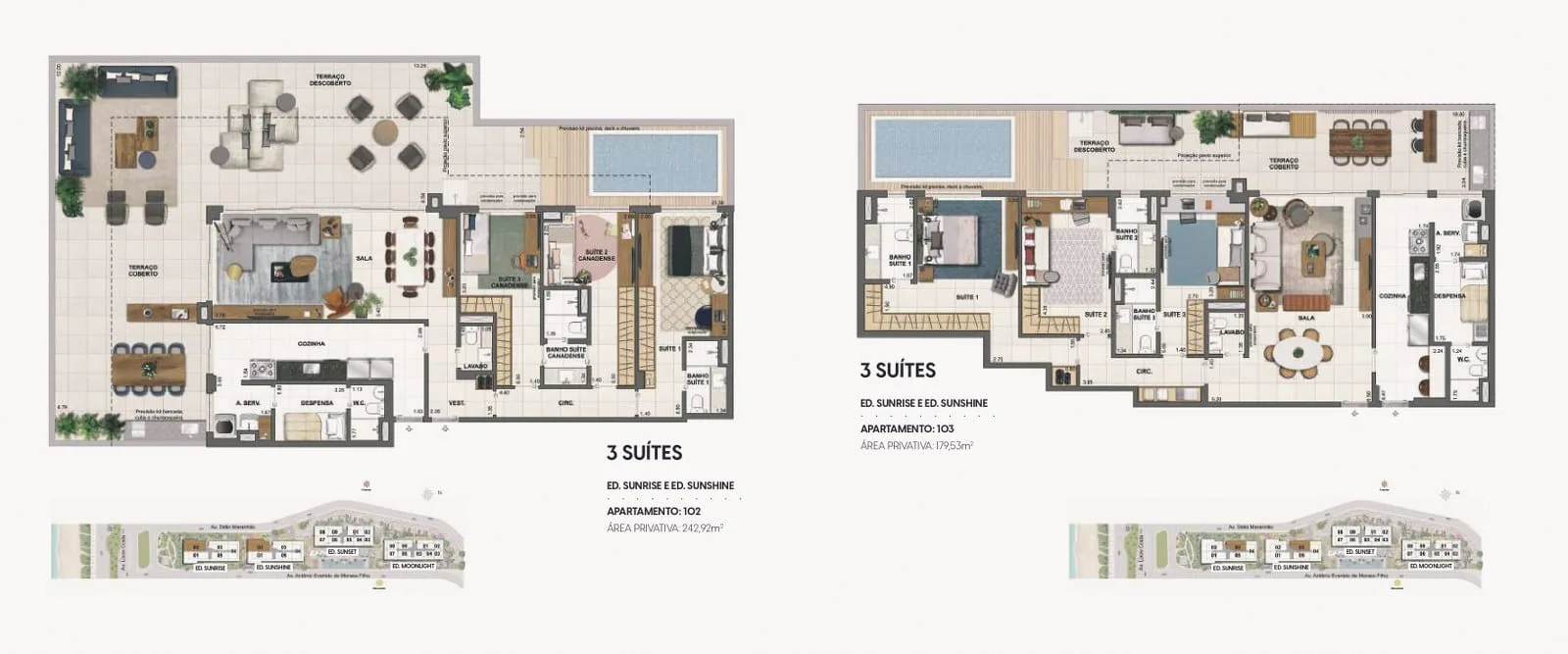 Planta 6: Wave By Yoo Barra, apartamento de alto padrão na Barra da Tijuca, Rio de Janeiro