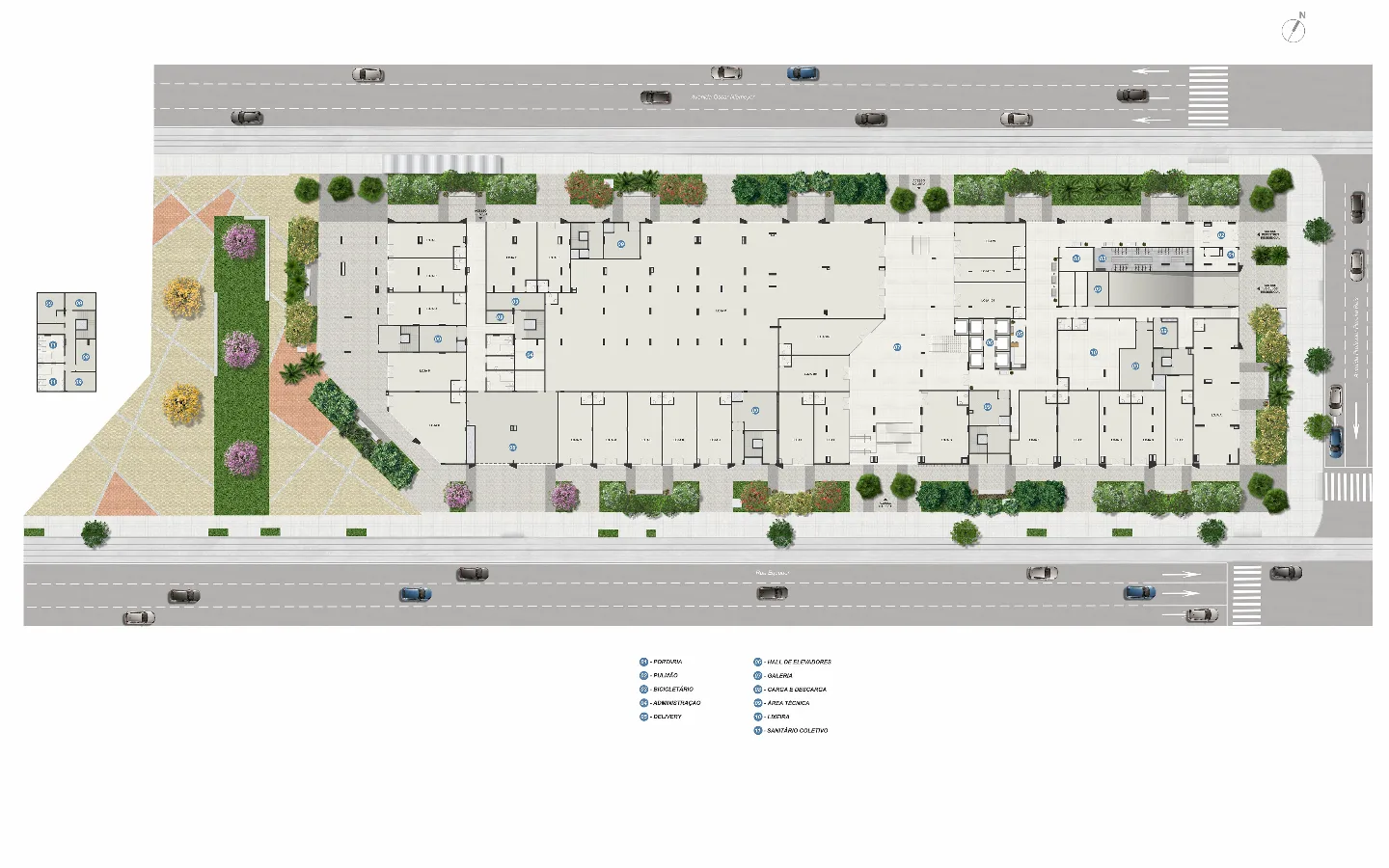 Planta 2: Epicentro Residencial Porto Maravilha, studio de alto padrão no Centro, Rio de Janeiro
