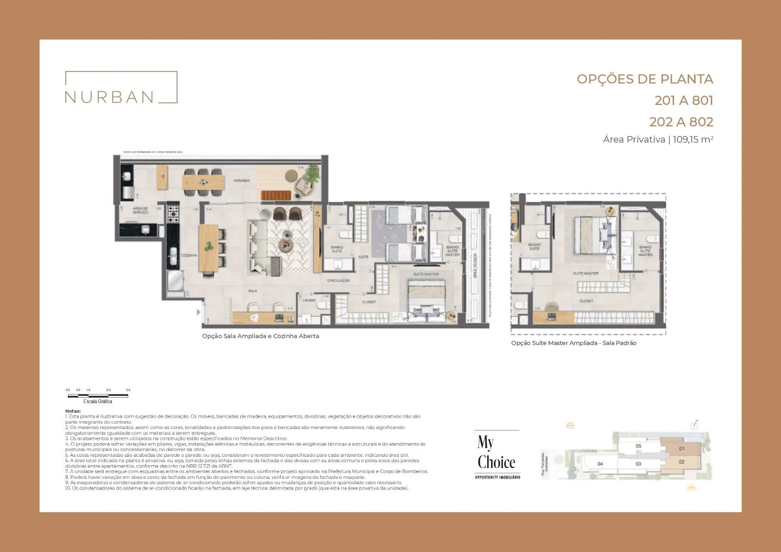 Planta 2: Nurban Botafogo, apartamento de alto padrão em Botafogo, Rio de Janeiro