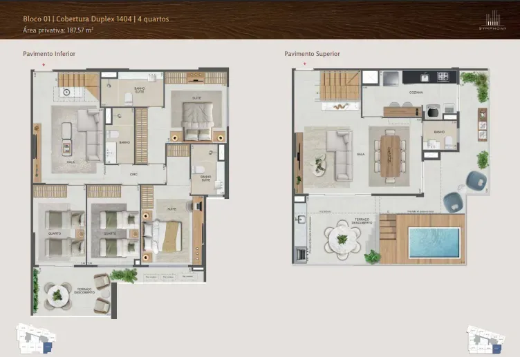 Planta 11: Symphony Residences Flamengo, apartamento de alto padrão no Flamengo, Rio de Janeiro