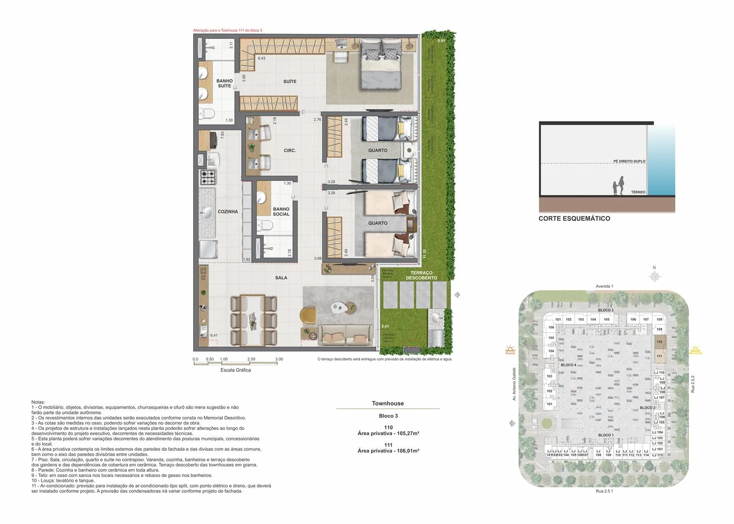 Planta 21: Arte Wood Residences, apartamento de alto padrão na Barra Olímpica, Rio de Janeiro