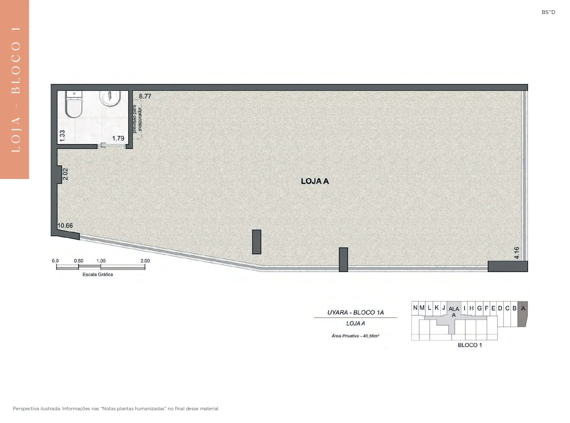 Planta 1: Parque Sustentável da Gávea, apartamento de alto padrão na Gávea, Rio de Janeiro