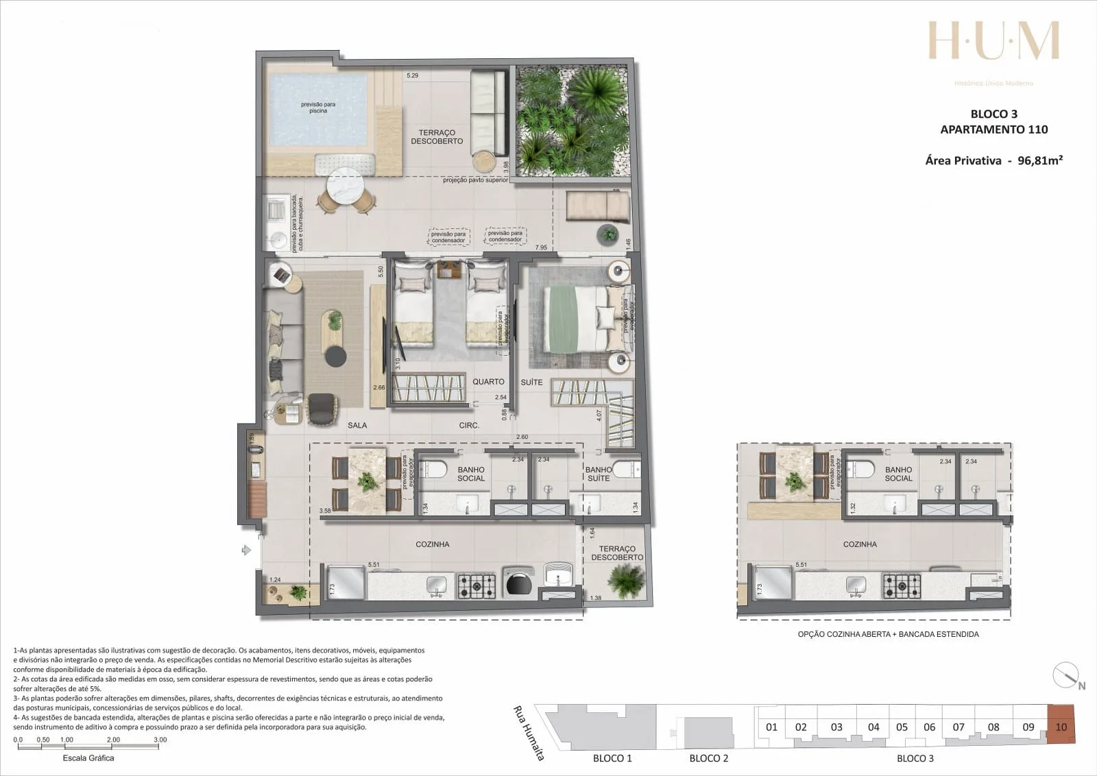 Planta 20: Hum Humaitá, apartamento de alto padrão em Outro, Rio de Janeiro