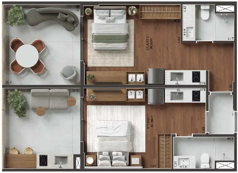 Planta 2: MO.dO Design Living, studio de alto padrão em Botafogo, Rio de Janeiro