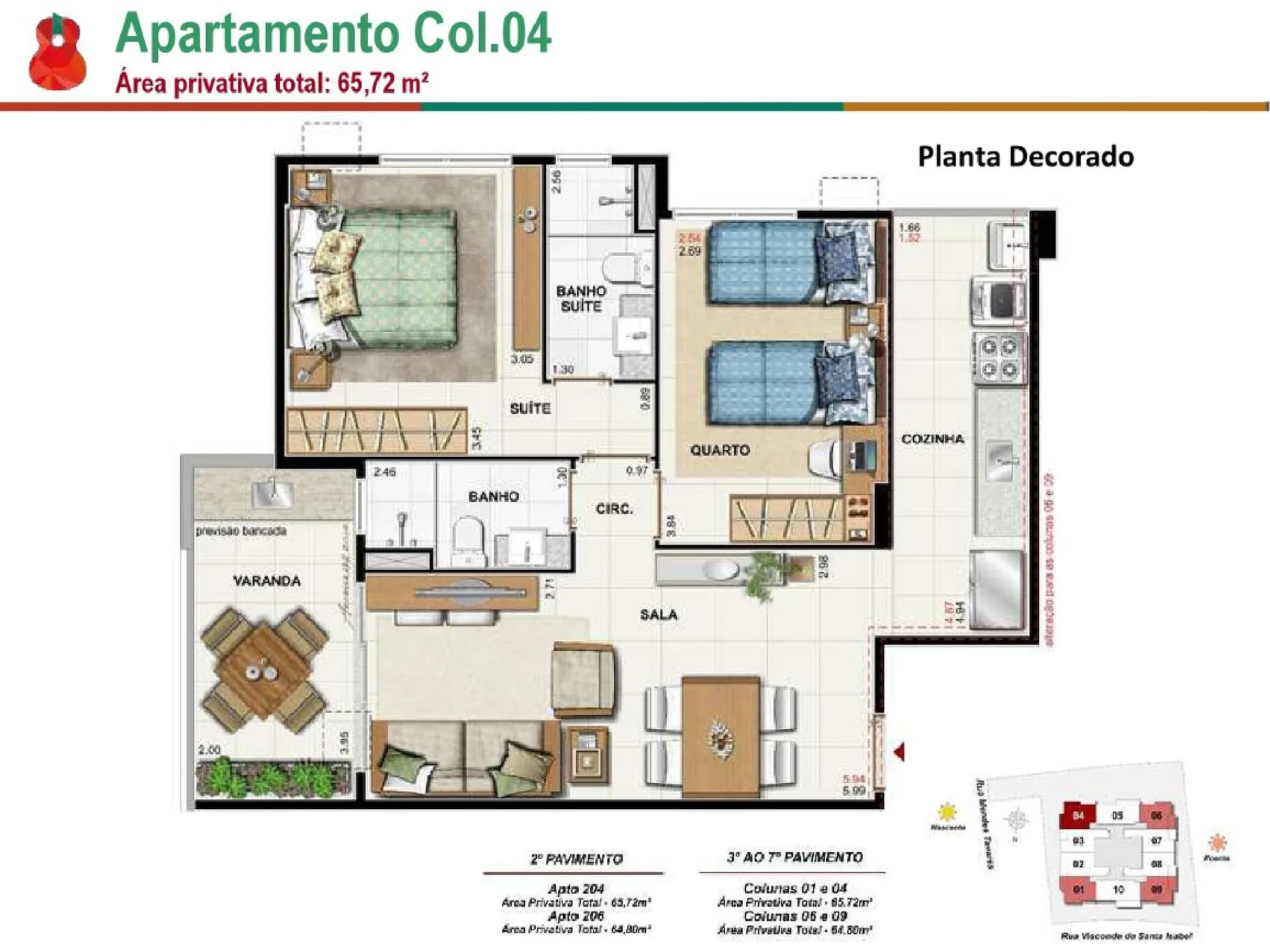 Planta 7: Vila Bela Residencial, apartamento de alto padrão em Outro, Rio de Janeiro