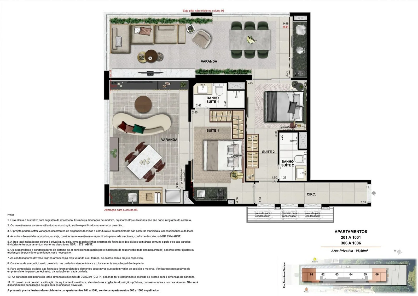 Planta 11: On The Sea, apartamento de alto padrão no Arpoador, Rio de Janeiro