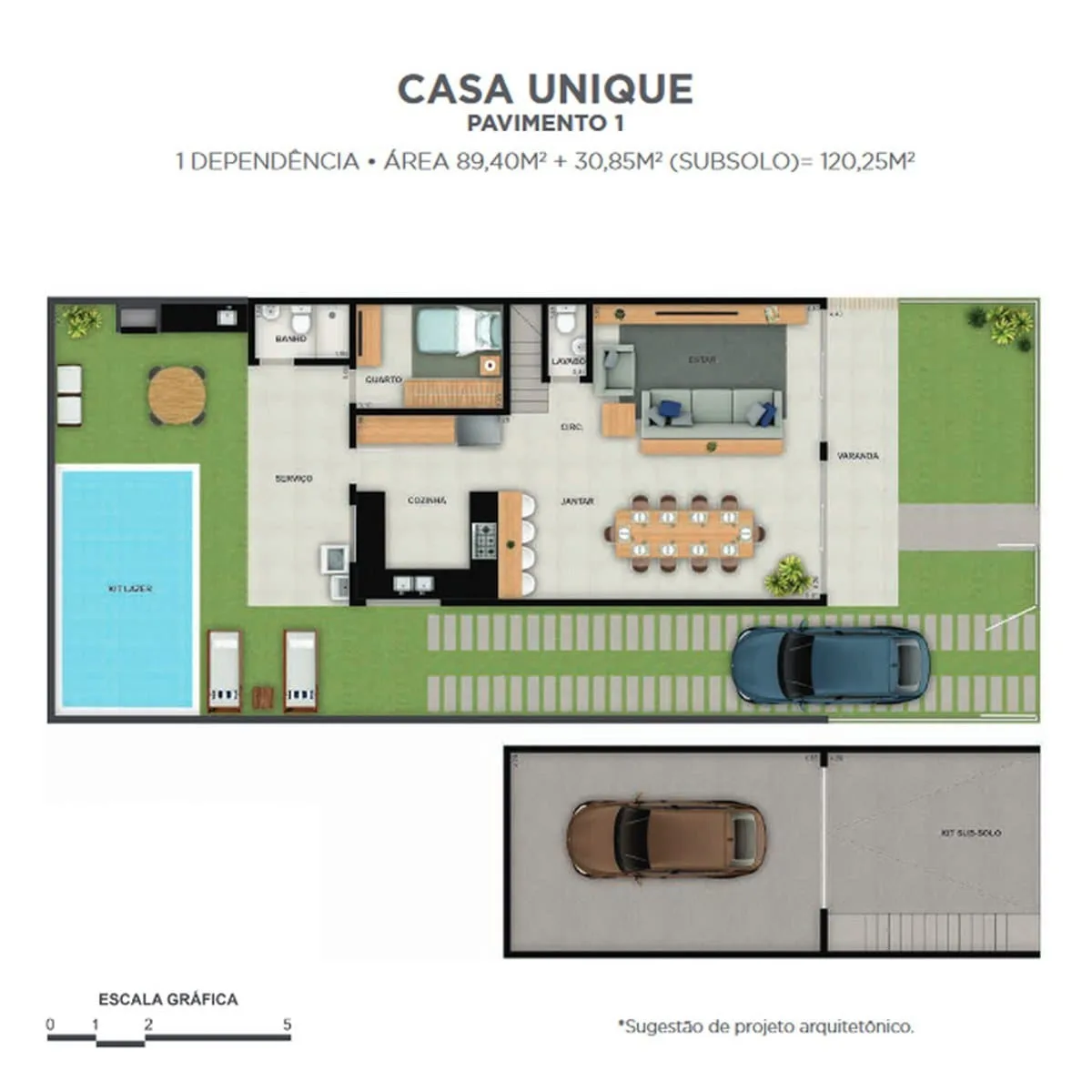 Planta 2: Bio Recreio Residencial, casa de alto padrão no Recreio dos Bandeirantes, Rio de Janeiro