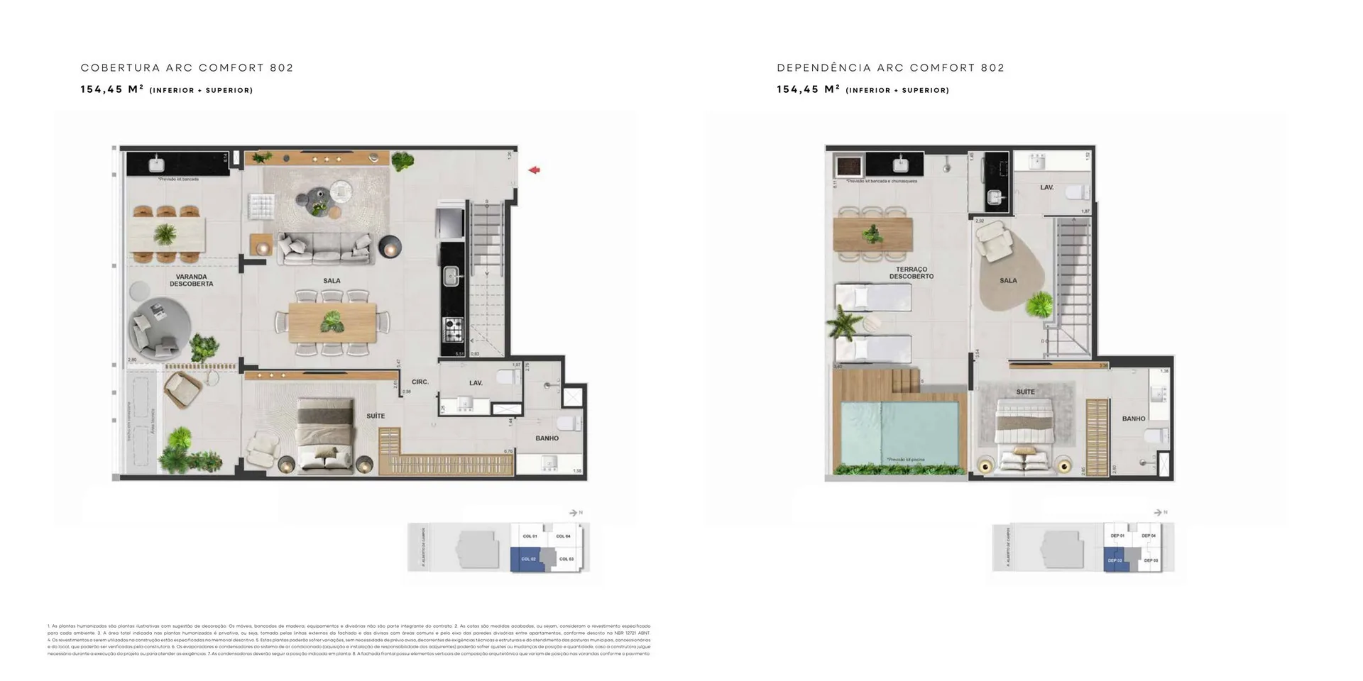 Planta 8: Arc Ipanema, apartamento de alto padrão em Ipanema, Rio de Janeiro