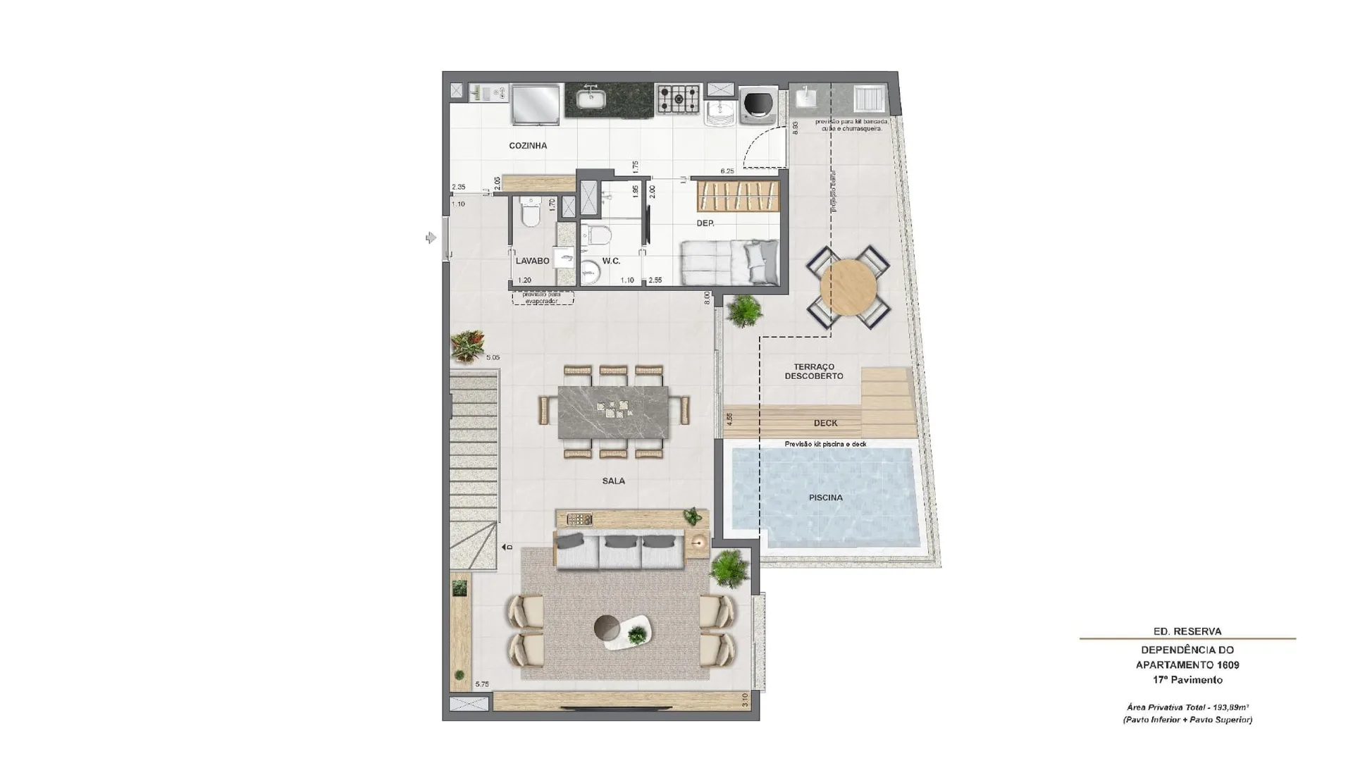 Planta 40: Endless Peninsula, apartamento de alto padrão na Barra da Tijuca, Rio de Janeiro