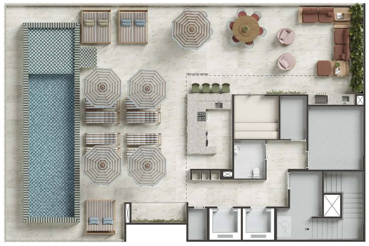 Planta 13: MO.dO Design Living, studio de alto padrão em Botafogo, Rio de Janeiro