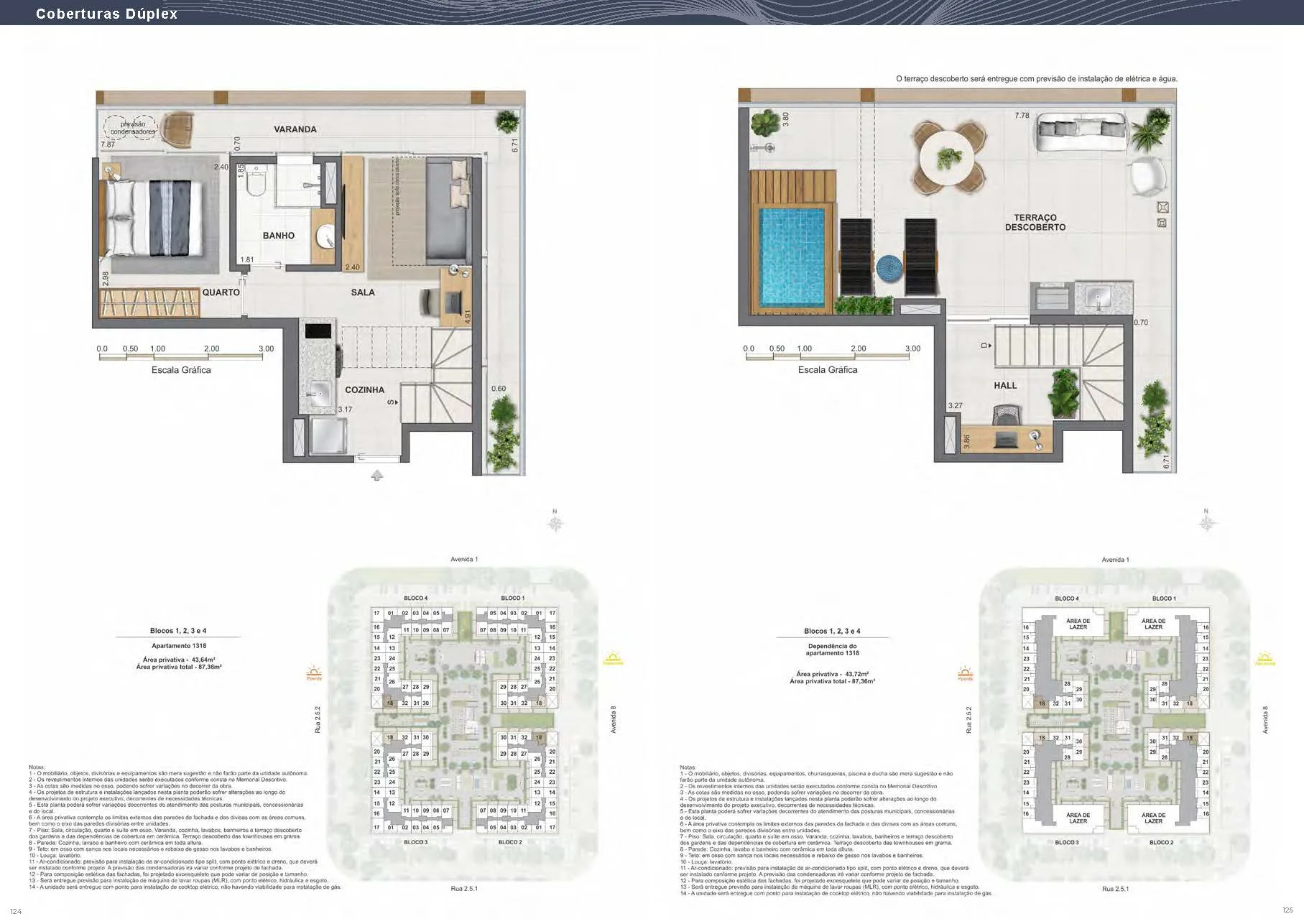 Planta 17: Arte Wave Residences, studio de alto padrão na Barra da Tijuca, Rio de Janeiro