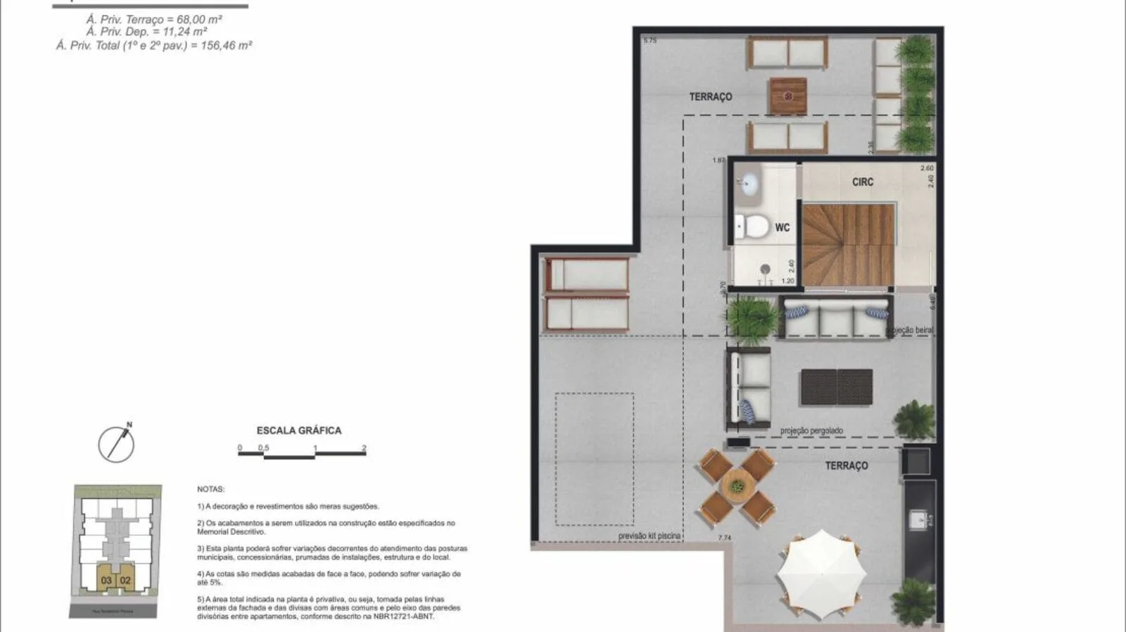 Planta 8: Mode Freguesia, apartamento de alto padrão em Outro, Rio de Janeiro