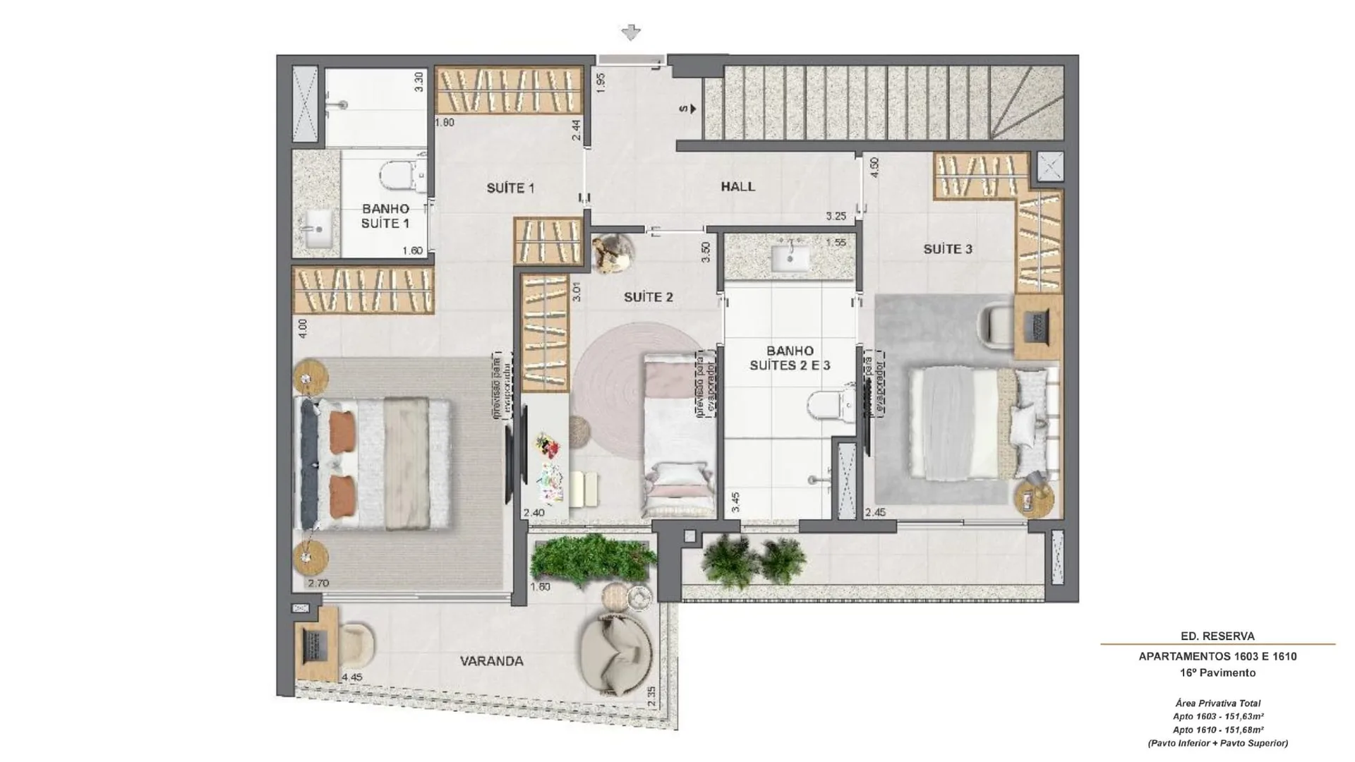 Planta 31: Endless Peninsula, apartamento de alto padrão na Barra da Tijuca, Rio de Janeiro