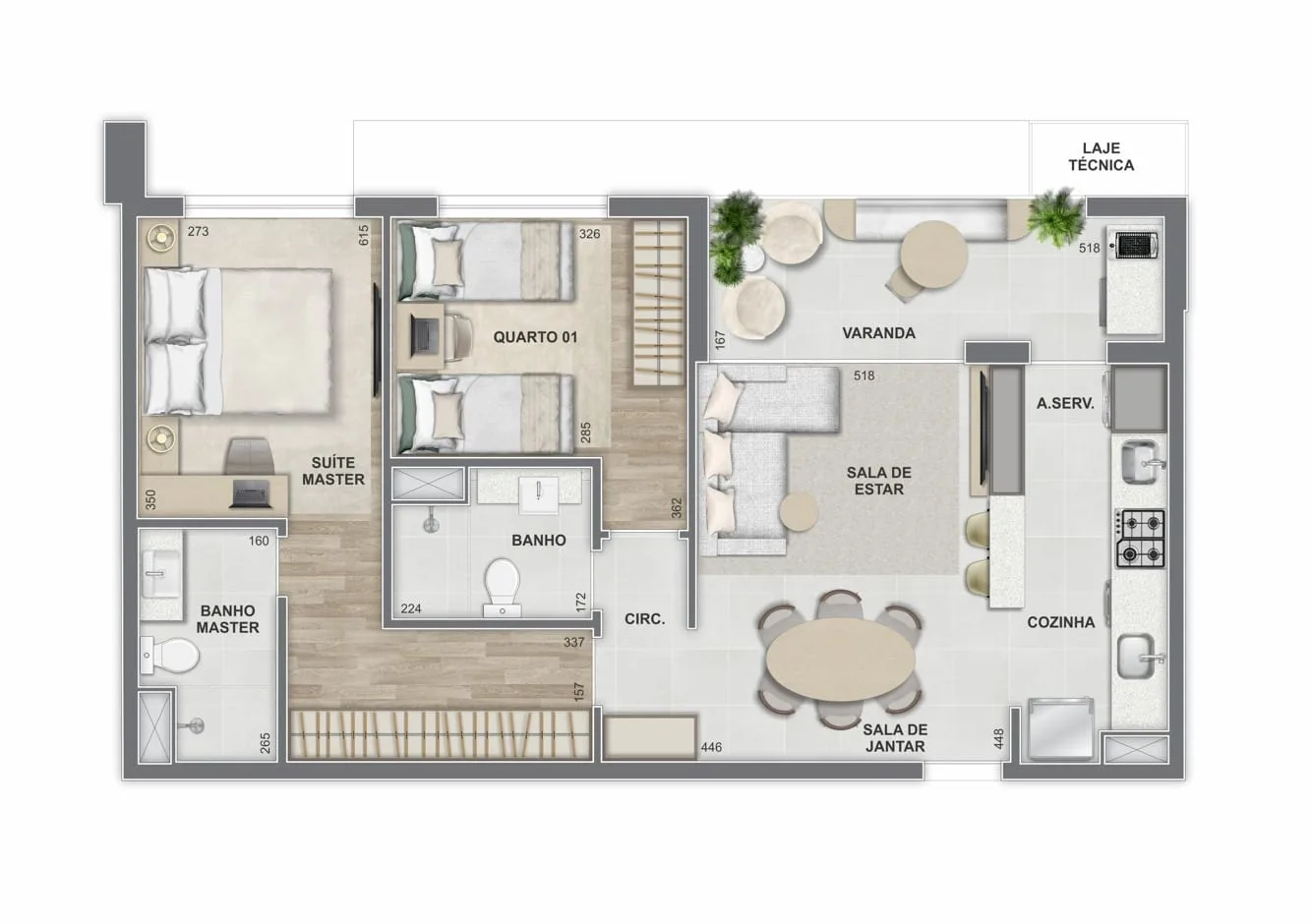 Planta 19: Icon Golf Residence, apartamento de alto padrão na Barra da Tijuca, Rio de Janeiro