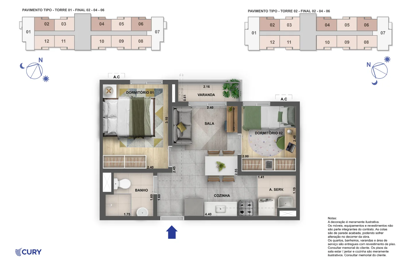 Planta 5: Nova Norte Raízes, apartamento de alto padrão em Outro, Rio de Janeiro