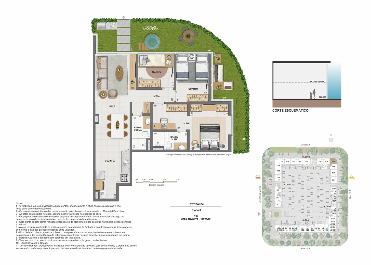 Planta 19: Arte Wood Residences, apartamento de alto padrão na Barra Olímpica, Rio de Janeiro