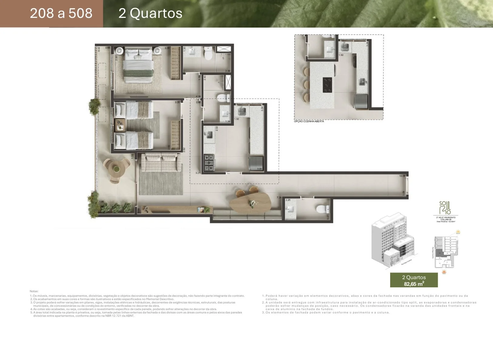 Planta 7: Soul Rio Gago Coutinho 53, studio de alto padrão em Laranjeiras, Rio de Janeiro