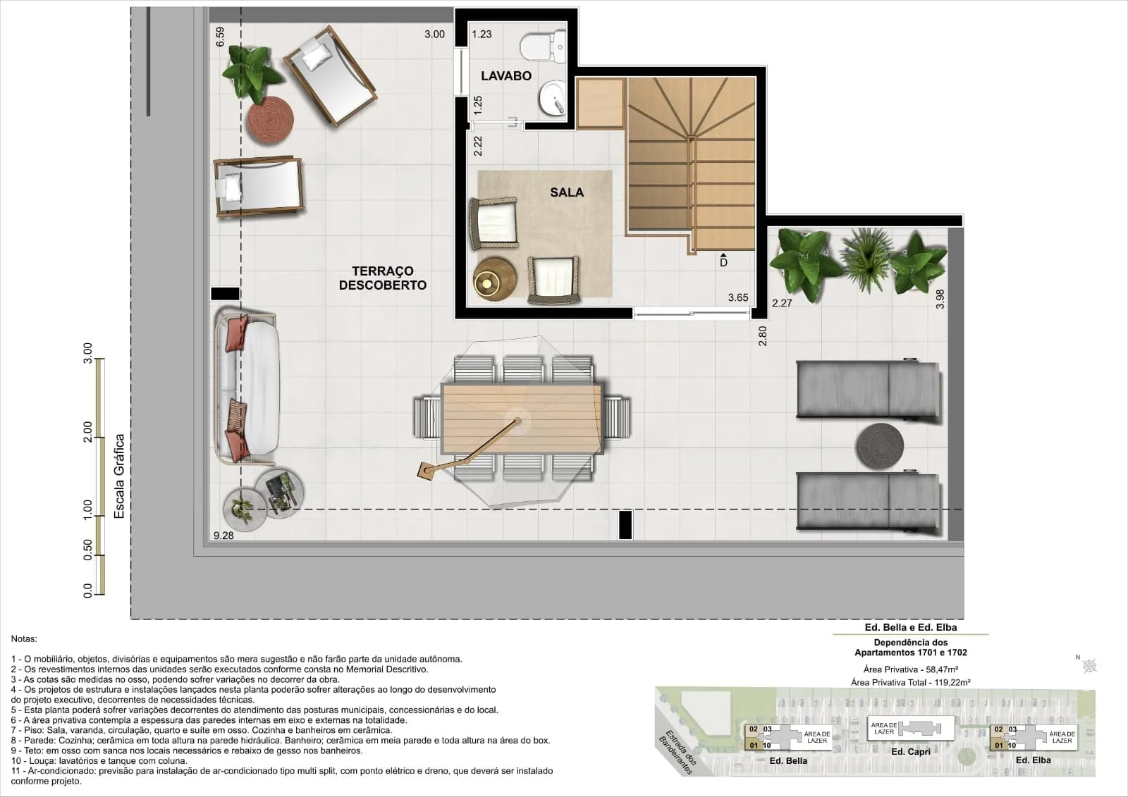 Planta 25: Murano Residencial, apartamento de alto padrão na Barra Olímpica, Rio de Janeiro