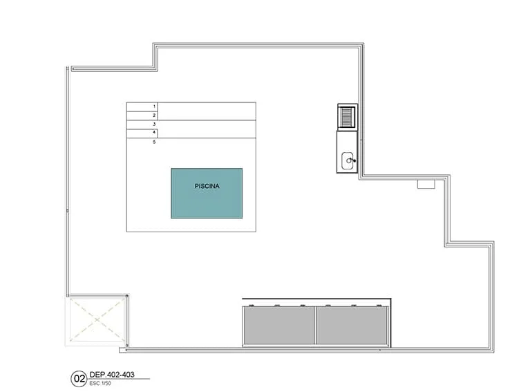 Planta 16: Selfie Tech Copacabana, apartamento de alto padrão em Copacabana, Rio de Janeiro