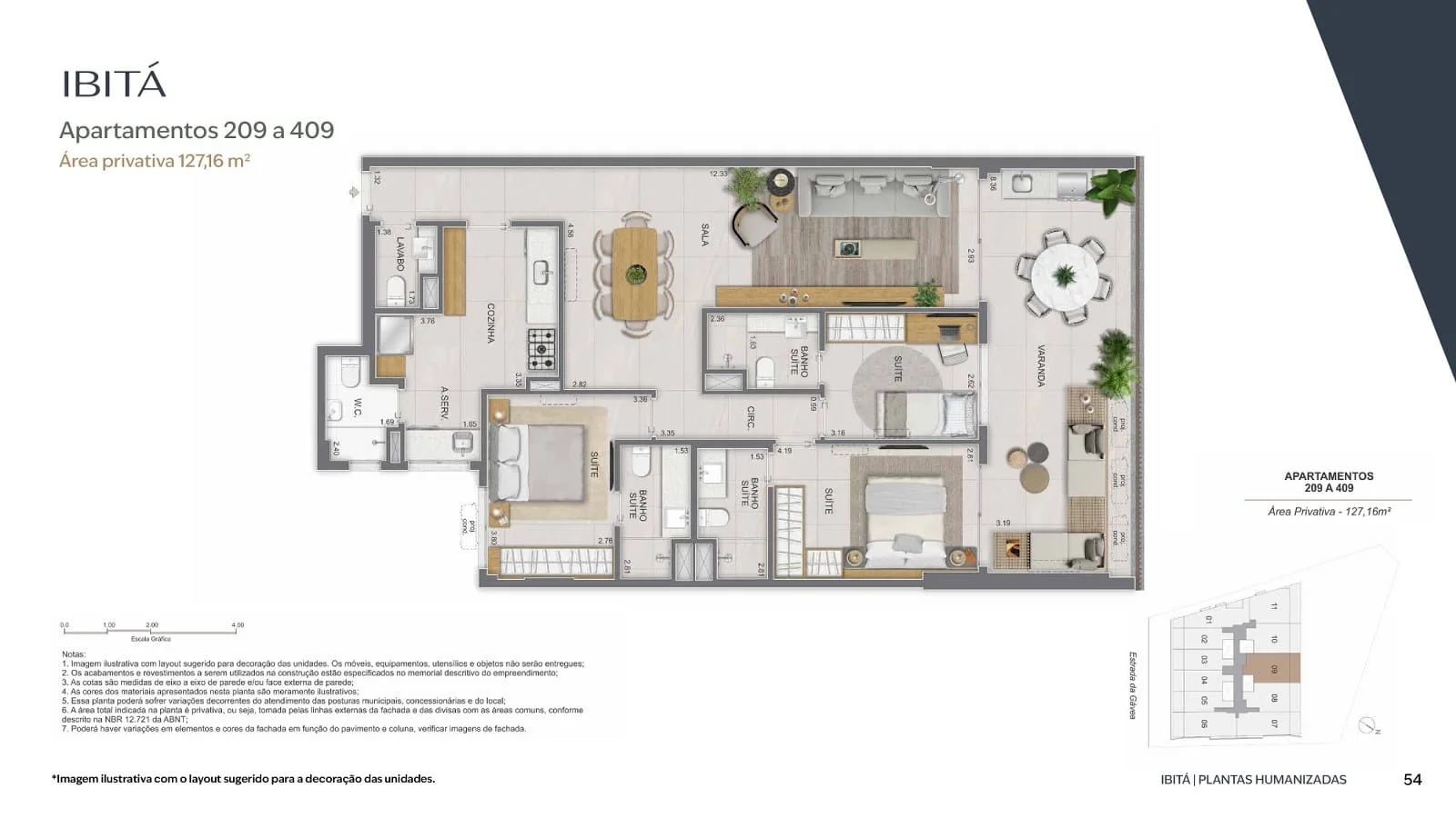 Planta 17: Ibitá São Conrado, apartamento de alto padrão em Outro, Rio de Janeiro