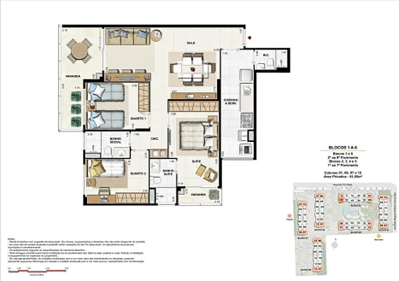Planta 5: RG Personal Residence, apartamento de alto padrão no Recreio dos Bandeirantes, Rio de Janeiro