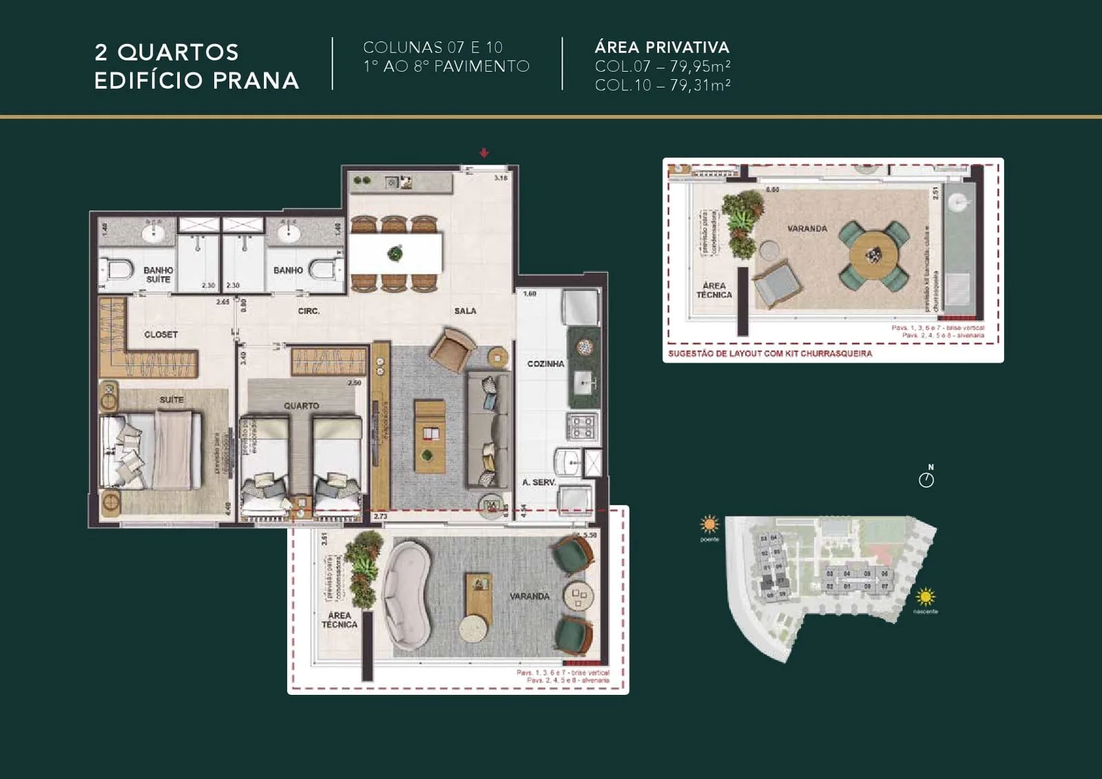 Planta 4: Mudrá Full Living, apartamento de alto padrão na Barra da Tijuca, Rio de Janeiro